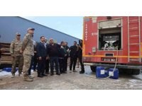 Alevlere teslim olan fabrikada Vali Masatlı incelemelerde bulundu