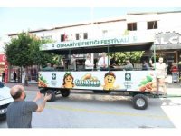 Osmaniye’de festival öncesi Başkan Çenet çiftçilerle fıstık hasadı yaptı