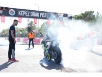 Kepez MotoDrag Şampiyonası’nda motorlar ısındı, final yarın