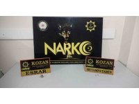Kozan’da tüfek ve uyuşturucu ele geçirildi