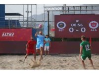 Alanya Belediyespor, Plaj Futbolu Dünya Kulüpler Şampiyonasına galibiyetle başladı