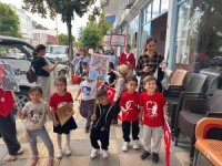 Bozyazı’da miniklerden cumhuriyet coşkusuna anlamlı yürüyüş