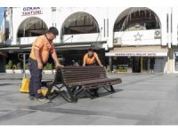 Kent mobilyaları ve peyzaj çalışmaları aralıksız sürüyor