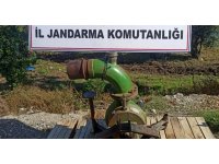 Su motoru çalan hırsızlık şüphelileri yakalandı