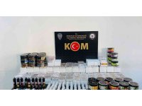 KOM ekiplerinden sigara ve tütün baskını