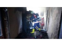 Devrilen soba evi küle çevirdi