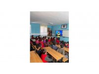 Jandarmadan öğrencilere ‘Genel trafik kuralları’ semineri