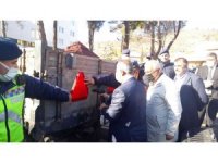 Jandarmadan traktörlere reflektör