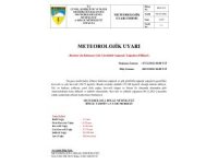 Burdur’da gece saatlerinde kuvvetli yağış bekleniyor