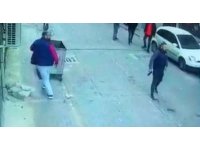 Mersin’de bir kişinin yaralandığı silahlı kavga kamerada