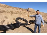 Büyükşehir’den üreticilere bin metre sulama borusu desteği