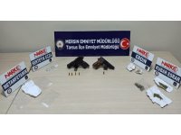 Tarsus’taki uygulamalarda el bombası ve uçaksavar fişeği ele geçirildi