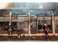 Yorgancıdaki yangın itfaiye ekiplerince söndürüldü