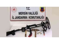 Tarsus’ta kaçak kazı yapan 2 kişi suçüstü yakalandı