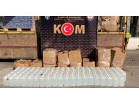 Mersin’de 5.5 ton sahte içki ele geçirildi