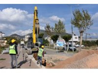 Anamur’da kanalizasyon ve yağmursuyu hattı çalışması