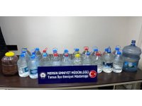 Tarsus’ta 120 litre sahte içki ele geçirildi