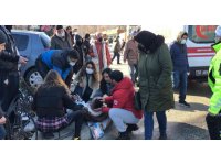 Direksiyon başında epilepsi nöbeti geçiren sürücü refüje çarparak durabildi