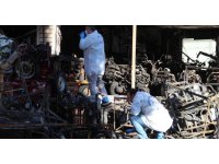 Yangında yanan 3 milyon değerindeki 250 motosikletten geriye 5’i sağlam kaldı