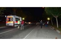 Direksiyon hakimiyetini kaybetti, park halindeki araçlara çarptı: 1 yaralı