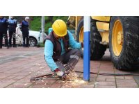 Alanya İskelesi’ndeki kaçak yapılar yıkıldı