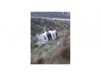 LPG yüklü tanker şarampole uçtu