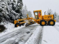 Antalya’nın yüksek kesimleri karla kaplandı