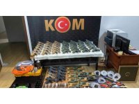 Hatay’da silah atölyesine baskın