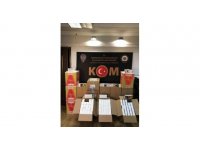 Hatay’da 180 bin adet gümrük kaçağı makaron ele geçirildi