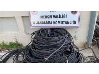 Kablo hırsızları yakalandı