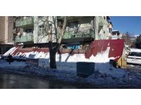 Üzerine branda düşen kadın ağır yaralandı