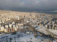Kar sonrası Kahramanmaraş havadan görüntülendi