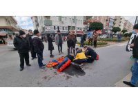 Otomobil ile motosiklet kavşakta çarpıştı: 1 yaralı