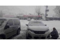 Sertavul Geçidi’nde karla mücadele