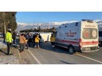 Kahramanmaraş’ta otomobil ile işçi servisi çarpıştı: 4 yaralı