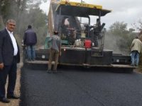 Manavgat Aksaz Karaöz’e asfalt