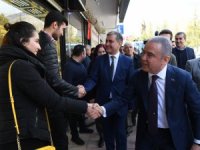 Başkan Adayı Muhittin Böcek, Elmalı’da SKM açtı