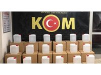 Antalya’da 5 bin 245 litre sahte alkol ele geçirildi
