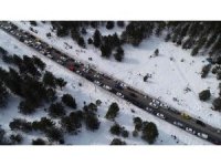 Bu da Adanalıların kar kuyruğu