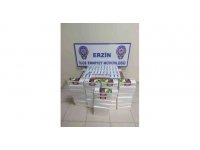 Erzin’de 8 bin kaçak makaron ele geçirildi