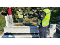 Jandarma, 14 Şubat’ta şehitlikleri ziyaret etti
