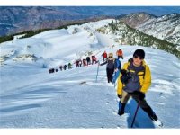 Uludaz Dağı’na zirve tırmanışı