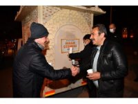 Başkan Çetin, cami cemaatine çorba ikram etti