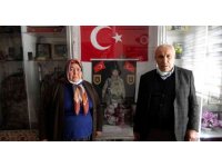 Yangında şehidin emanetleri zarar görmedi