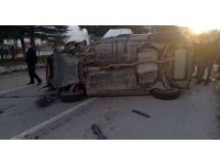 Isparta’da trafik kazası: 2 yaralı