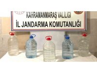 Kahramanmaraş’ta 25 litre sahte içki ele geçirildi