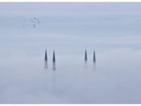 Abdulhamid Han Camii sislere büründü