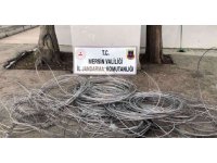 Elektrik teli hırsızları yakalandı
