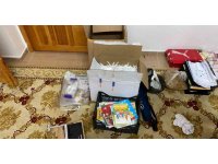 Kaçak sigara imalathanesine dönüştürülen eve operasyon