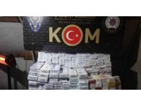 Adana’da un içinden kaçak sigara çıktı